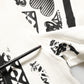 White Bandana Print Cotton Crew Neck T-shirt