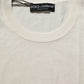 Off White Crew Neck Short Sleeves T-shirt