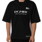 Black Polyester DGVIB3 Oversized Jersey T-shirt