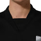 Black Polyester DGVIB3 Oversized Jersey T-shirt