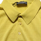 Yellow Cashmere Short Sleeves Polo T-shirt