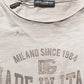 Light Gray Graphic Print Distressed T-shirt