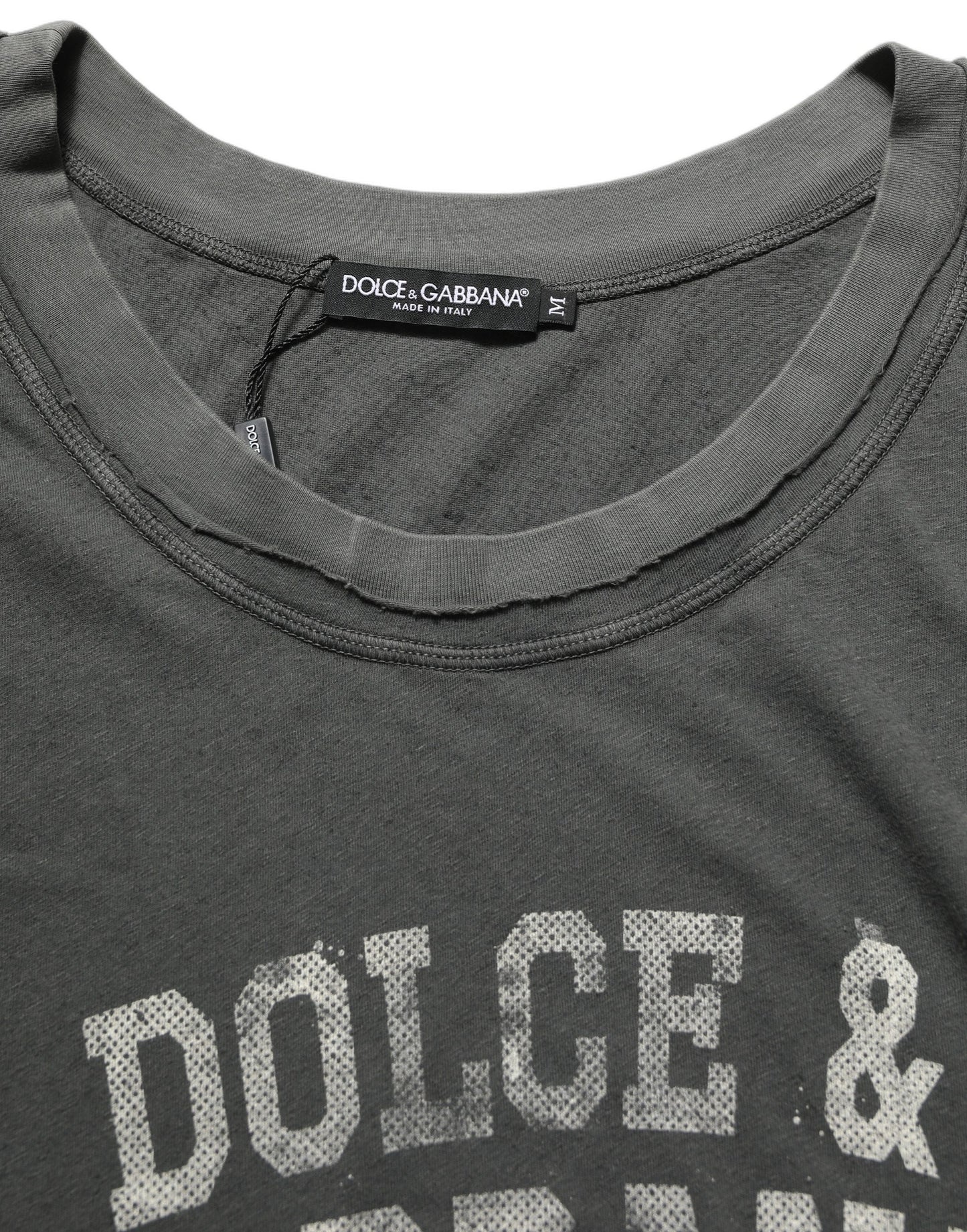 Dark Gray Graphic Print Tank Men Top T-shirt