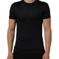 Blue Cotton Crew Neck Short Sleeve T-shirt