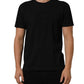 Black Cotton Short Sleeve Crew Neck T-shirt