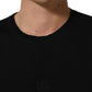 Black Cotton Short Sleeve Crew Neck T-shirt