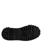 Black Leather Hi-Trekking Derby Shoes