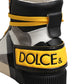 Multicolor Calf High Top Sneakers Shoes
