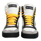 Multicolor Calf High Top Sneakers Shoes