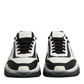 White Black Daymaster Two Tone Sneaker Shoes