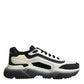 White Black Daymaster Two Tone Sneaker Shoes