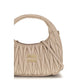 Beige Calf Leather Bos Taurus Handbag