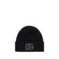 Black Wool Oves Aries Beanie