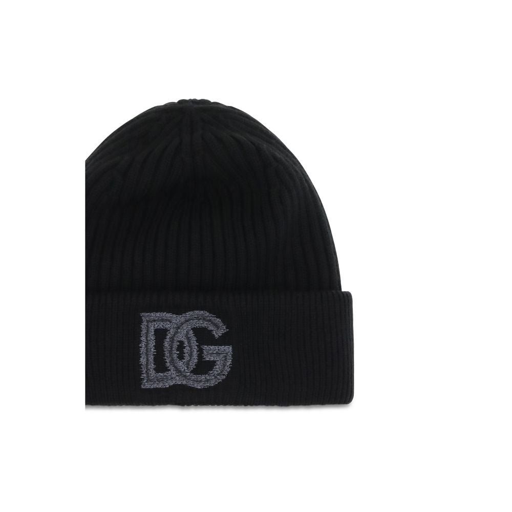 Black Wool Oves Aries Beanie