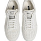 White Miami Leather Low Top Men Sneakers Shoes