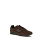 Brown Fabric Athletic Sneakers