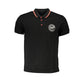 Black Cotton Men's Polo Shirt