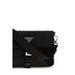 Black Recycled Polyamide Shoulder Bag