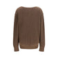 Brown Cotton Sweatshirt