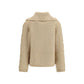 Beige Alpaca Vicugna Pacos Cardigan