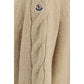 Beige Alpaca Vicugna Pacos Cardigan