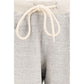 Gray Cotton Casual Pants