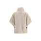 Beige Polyester Full-Length Jacket