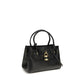 Black Buffalo Leather Shoulder Bag