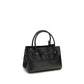Black Buffalo Leather Shoulder Bag