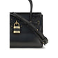 Black Buffalo Leather Shoulder Bag