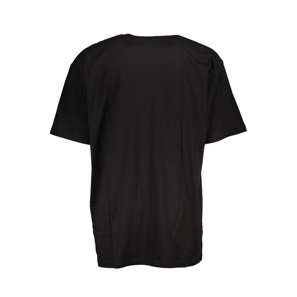 Black Cotton Men's T-Shirt