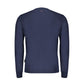 Blue Cotton Men Sweater
