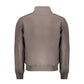 Brown Polyester Men's Jacket