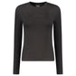 Black Cotton Women's T-Shirt