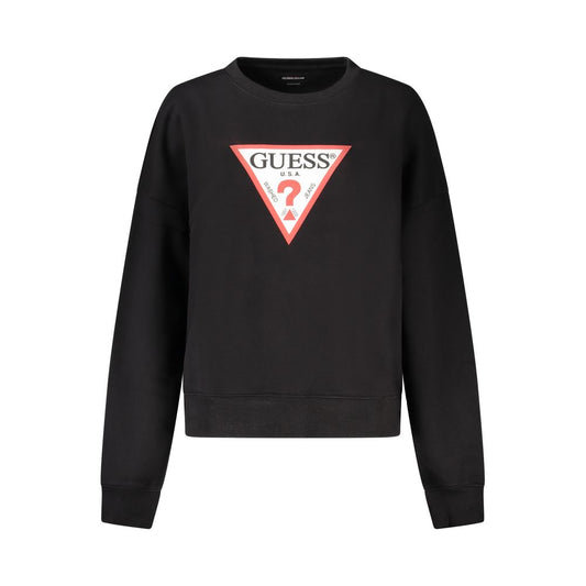 Black Organic Cotton Women Sweatshirt