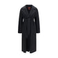 Black Wool Oves Aries Coat