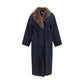 Blue Wool Oves Aries Coat