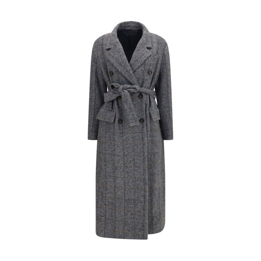 Gray Alpaca Vicugna Pacos Coat
