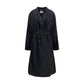 Black Wool Oves Aries Coat