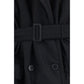 Black Wool Oves Aries Coat