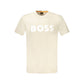 Beige Cotton Men's T-Shirt