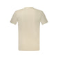 Beige Cotton Men's T-Shirt