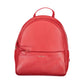 Red Leather Women's Backpack