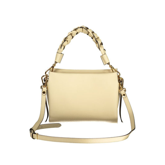 Beige Leather Handbag