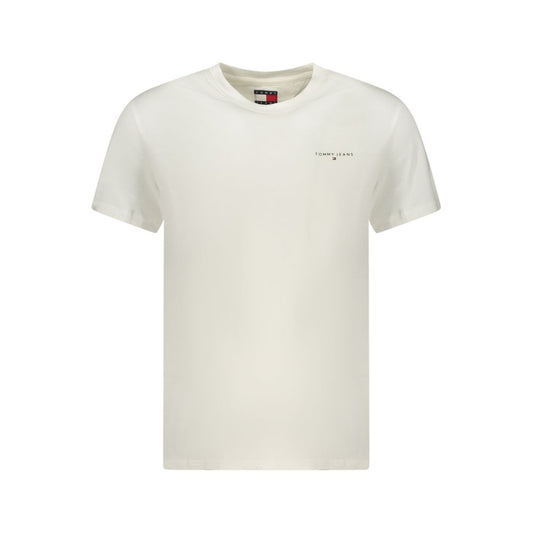White Cotton Men's T-Shirt