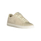 Beige Polyurethane Womens Sneaker
