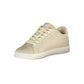 Beige Polyurethane Womens Sneaker