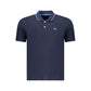 Blue Cotton Men's Polo Shirt