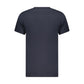 Blue Cotton Men's T-Shirt