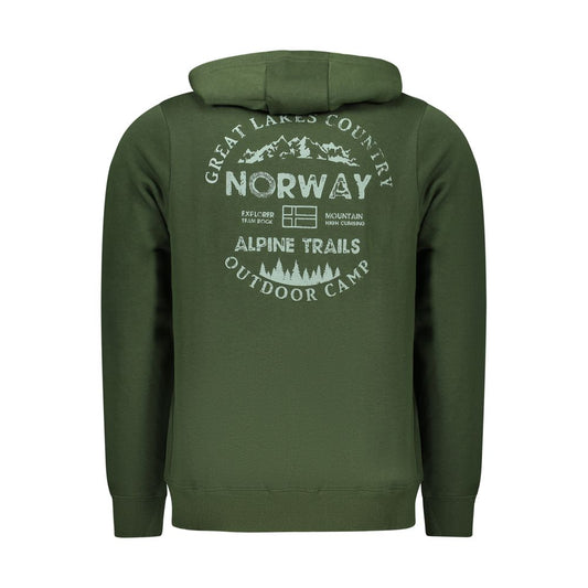 Green Cotton Sweatshirt